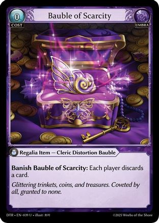 Bauble of Scarcity (039) - Distorted Reflections Foil