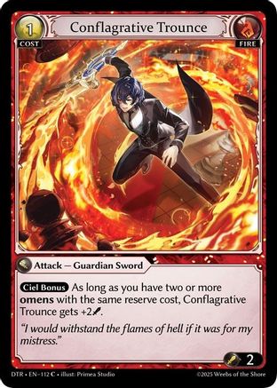 Conflagrative Trounce (112) - Distorted Reflections Foil