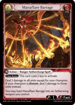 Manaflare Barrage (127) - Distorted Reflections