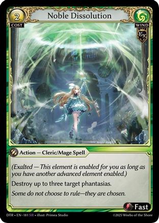 Noble Dissolution (181) - Distorted Reflections