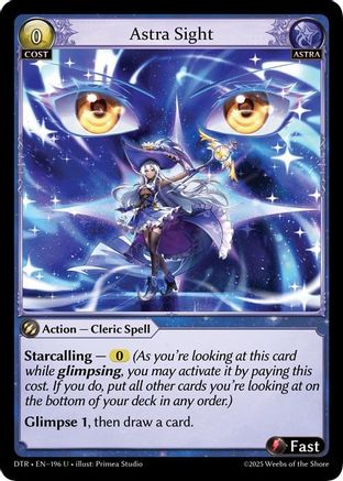 Astra Sight (196) - Distorted Reflections Foil