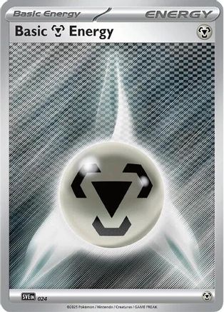 Basic Metal Energy 024 - Reverse Holofoil SVE Scarlet & Violet Energies - Common