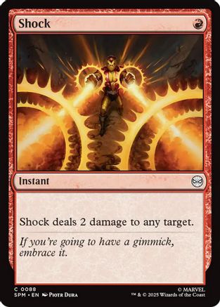 Shock (SPM-088) - Marvel's Spider-Man Foil