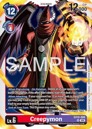 Creepymon (EX10-009) - Sinister Order Foil