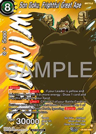 Son Goku, Frightful Great Ape (Ultra-Bout Series Tournament Pack Vol.13) (Winner) (P-707) - Tournament Promotion Cards Foil