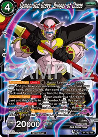 Demon God Gravy, Bringer of Chaos (Ultra-Bout Series Tournament Pack Vol.13) (P-710) - Tournament Promotion Cards