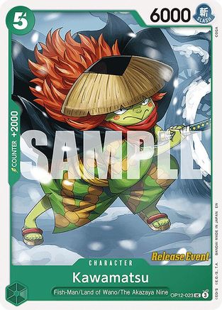 Kawamatsu (OP12-023) - Legacy of the Master Release Event Cards