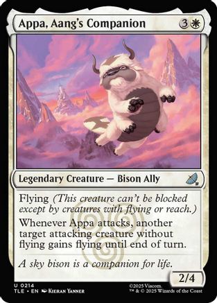 Appa, Aang's Companion (TLE-214) - Avatar: The Last Airbender: Eternal-Legal Foil