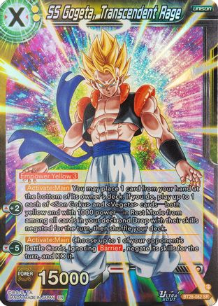 SS Gogeta, Transcendent Rage (BT28-082) - Prismatic Clash Foil