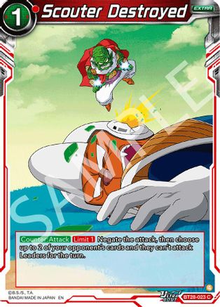 Scouter Destroyed (BT28-023) - Prismatic Clash