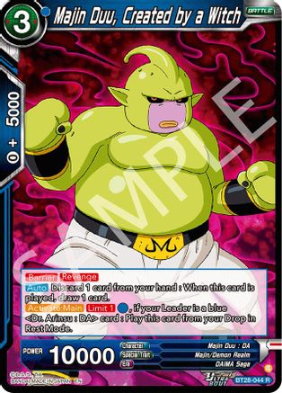 Majin Duu, Created by a Witch (BT28-044) - Prismatic Clash Foil