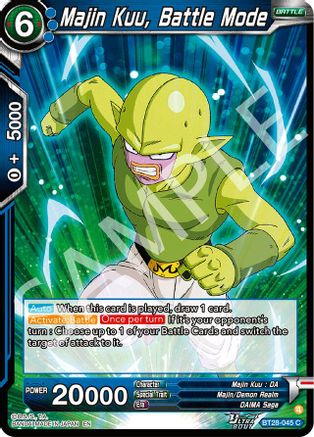 Majin Kuu, Battle Mode (BT28-045) - Prismatic Clash Foil