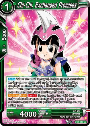 Chi-Chi, Exchanged Promises (BT28-060) - Prismatic Clash Foil
