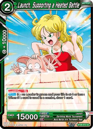 Launch, Supporting a Heated Battle (BT28-072) - Prismatic Clash Foil