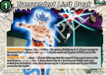 Transcendent Limit Break (BT28-110) - Prismatic Clash Foil