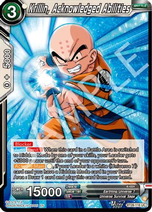 Krillin, Acknowledged Abilities (BT28-116) - Prismatic Clash Foil