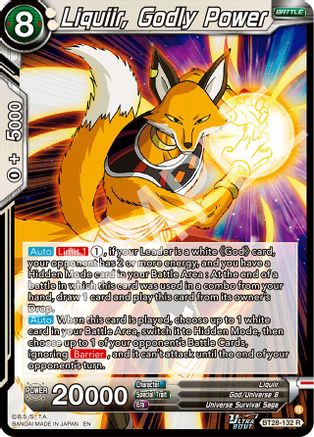 Liquiir, Godly Power (BT28-132) - Prismatic Clash Foil