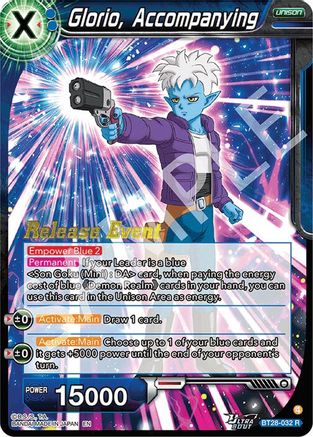 Glorio, Accompanying (BT28-032) - Prismatic Clash Release Event Foil