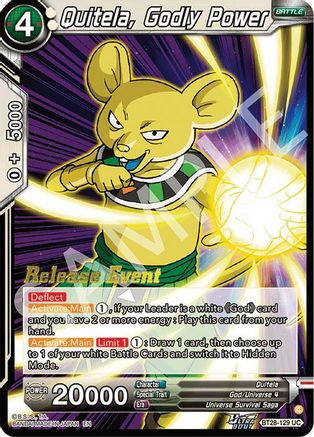 Quitela, Godly Power (BT28-129) - Prismatic Clash Release Event Foil