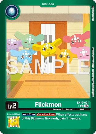 Flickmon (Limited Foil) (EX10-001) - Sinister Order Foil