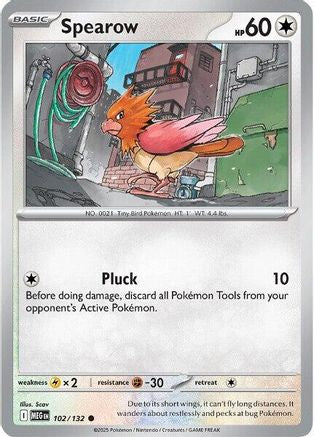 Spearow 102/132 ME01 Mega Evolution - Common
