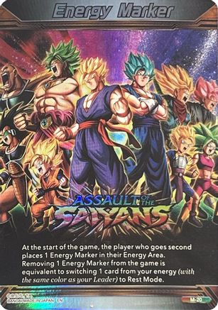 Energy Marker - Assault of the Saiyans (M-20) (Silver) (M-20) - Prismatic Clash