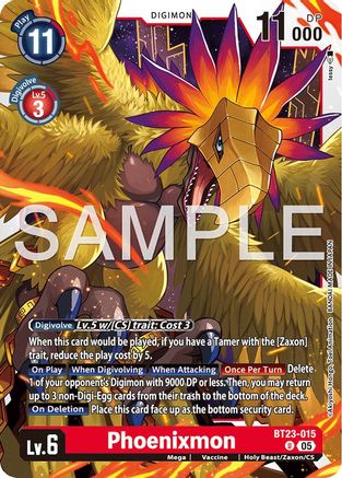 Phoenixmon (BT23-015) - Hackers' Slumber