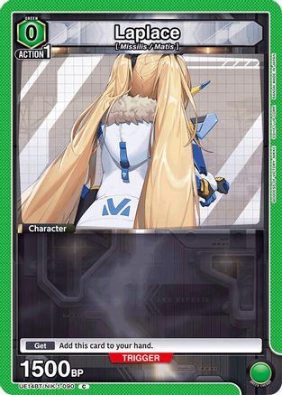 Laplace (090) (Box Topper Foil) (UE14BT/NIK-1-090) - UE14BT GODDESS OF VICTORY NIKKE Foil
