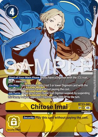 Chitose Imai (SP) (BT23-081) - Hackers' Slumber Foil