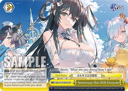 Anniversary Shot With Everyone (AZL/S119-E033 CR) - Azur Lane Vol. 2