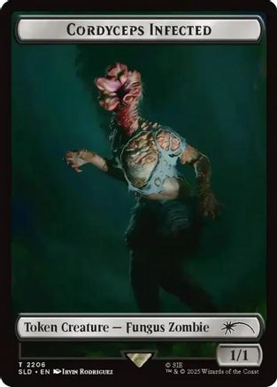 Cordyceps Infected Token (2206) (SLD-2206) - Secret Lair Drop Series
