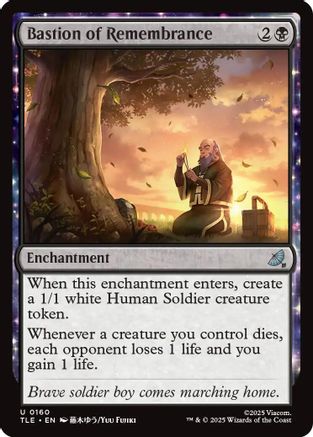 Bastion of Remembrance (TLE-160) - Avatar: The Last Airbender: Eternal-Legal Foil