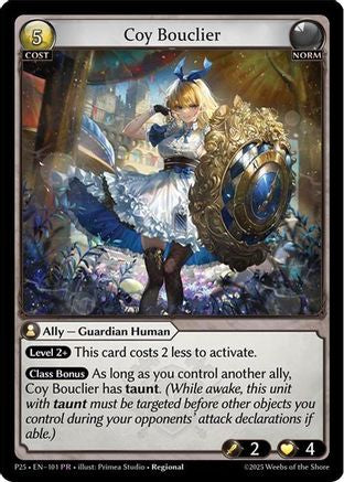 Coy Bouclier (101) - Promotional Cards