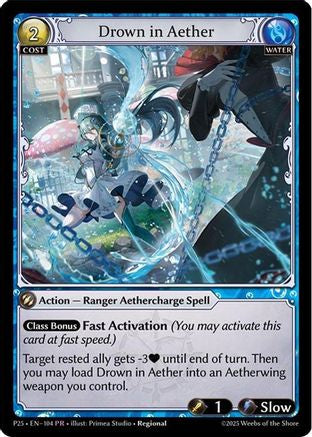 Drown in Aether (104) - Promotional Cards Foil