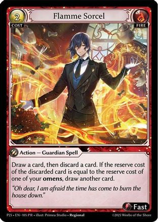 Flamme Sorcel (105) - Promotional Cards Foil