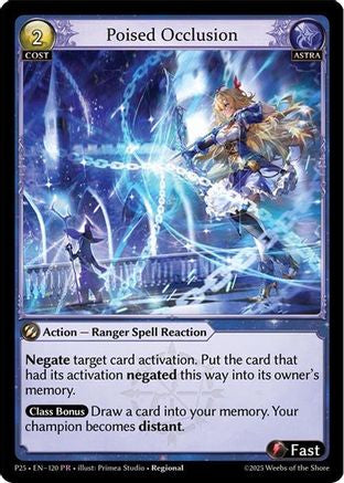 Poised Occlusion (120) - Promotional Cards Foil