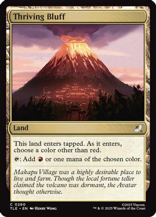 Thriving Bluff (TLA-260) - Avatar: The Last Airbender Foil
