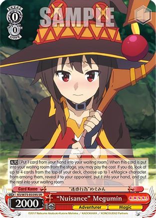 "Nuisance" Megumin (SR) (KS/W75-E039S) - KONOSUBA -God’s blessing on this wonderful world! Re:Edit