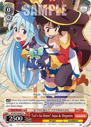 "Let's Go Home" Aqua & Megumin (KS/W75-E041) - KONOSUBA -God’s blessing on this wonderful world! Re:Edit