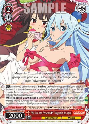 "We Are the Presents" Megumin & Aqua (KS/W75-E051) - KONOSUBA -God’s blessing on this wonderful world! Re:Edit