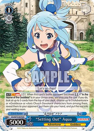 "Setting Out" Aqua (KS/W75-E078) - KONOSUBA -God’s blessing on this wonderful world! Re:Edit