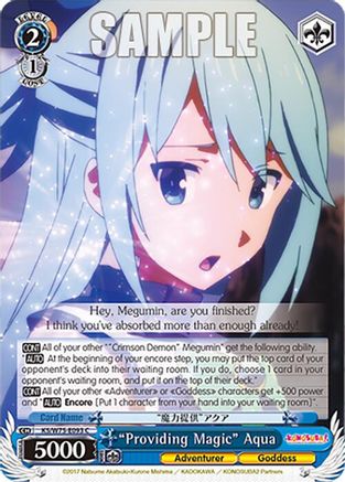 "Providing Magic" Aqua (KS/W75-E093) - KONOSUBA -God’s blessing on this wonderful world! Re:Edit