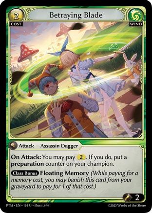 Betraying Blade (134) - Phantom Monarchs Foil