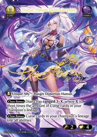 Diana, Haunt Reminiscence (CSR) (181) - Phantom Monarchs Foil