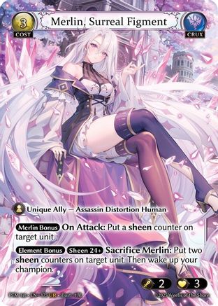 Merlin, Surreal Figment (175) - Phantom Monarchs Foil