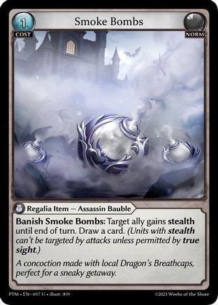 Smoke Bombs (017) - Phantom Monarchs