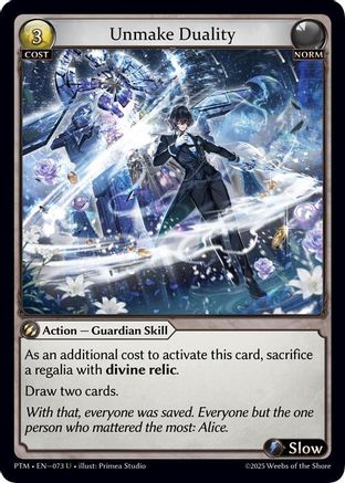 Unmake Duality (073) - Phantom Monarchs Foil