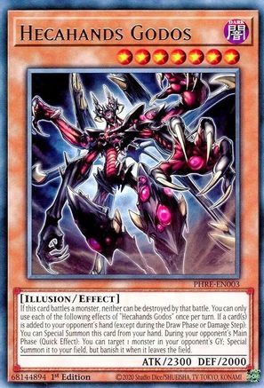 Hecahands Godos (PHRE-EN003) - Phantom Revenge 1st Edition