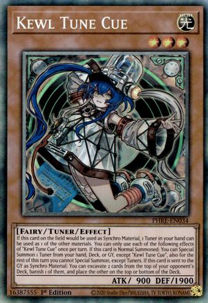 Kewl Tune Cue (CR) (PHRE-EN034) - Phantom Revenge 1st Edition