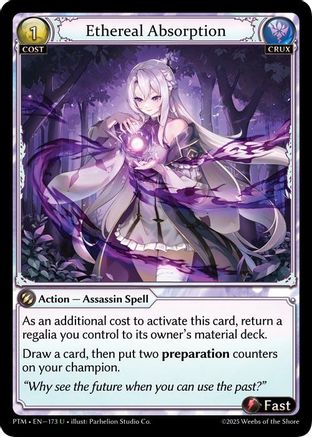 Ethereal Absorption (Curio Foil) (173) - Phantom Monarchs Foil
